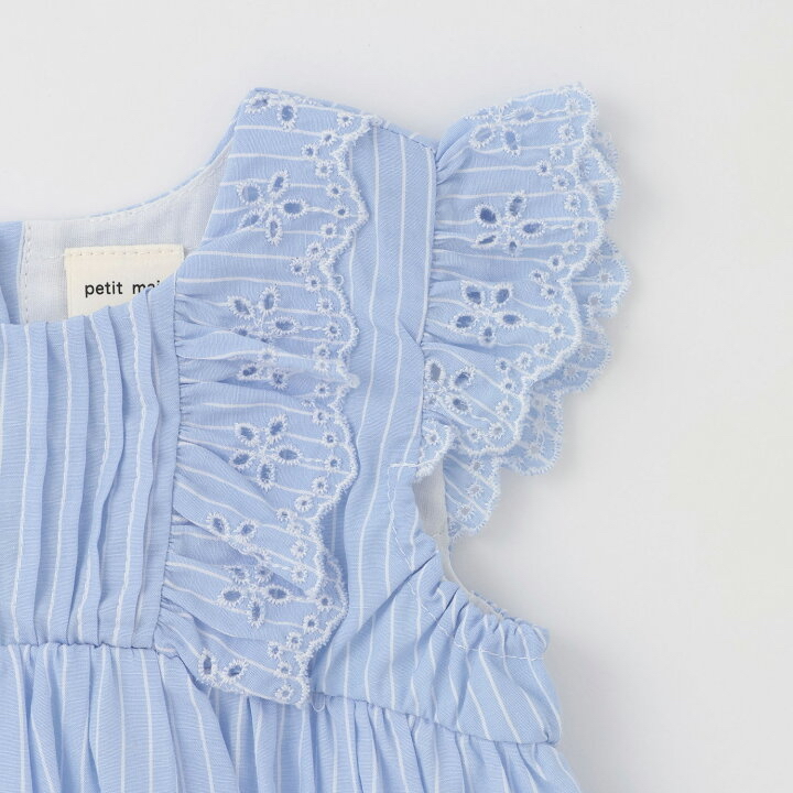 🇯🇵預訂 日本直送🇯🇵Petit Main四色蕾絲荷葉邊短袖包屁裙