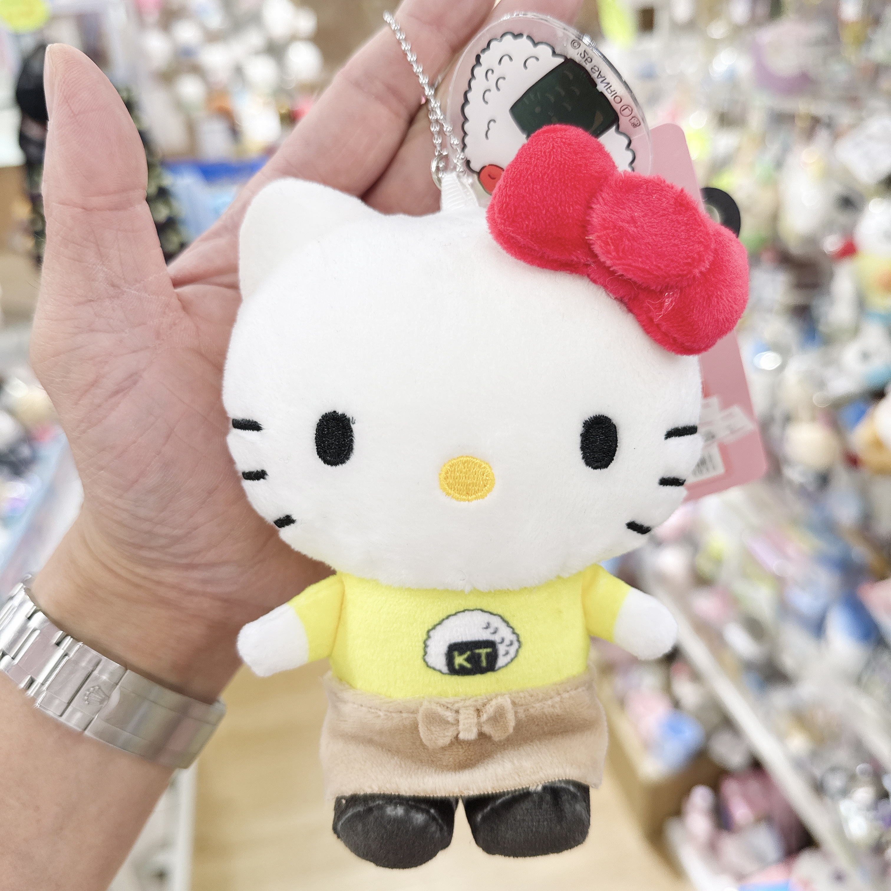 日本限定版Hello Kitty廚師造型公仔掛飾