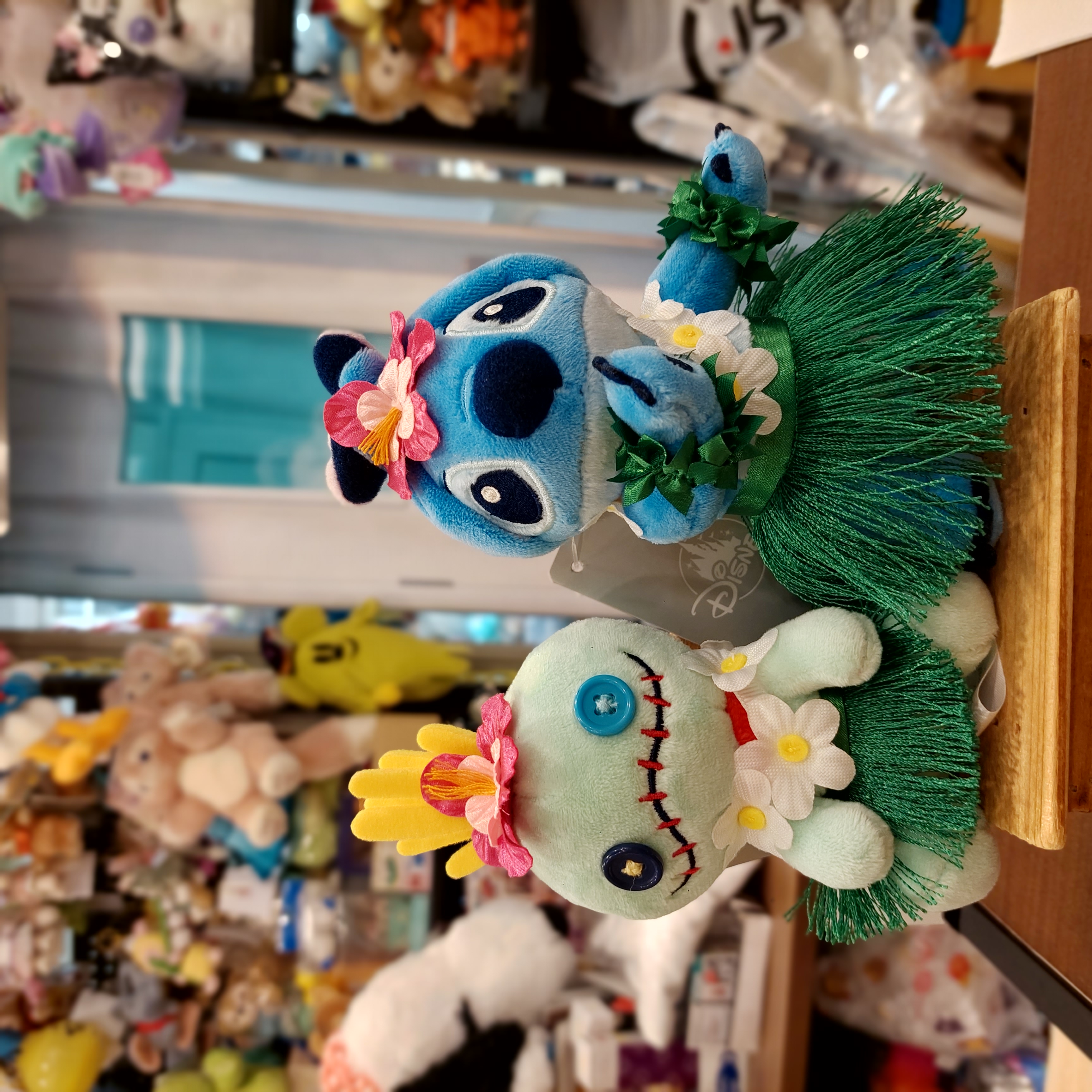 原裝日本 Disney Stitch & Scrump 史廸仔 小甘 小金 KC Key chain 兩款選