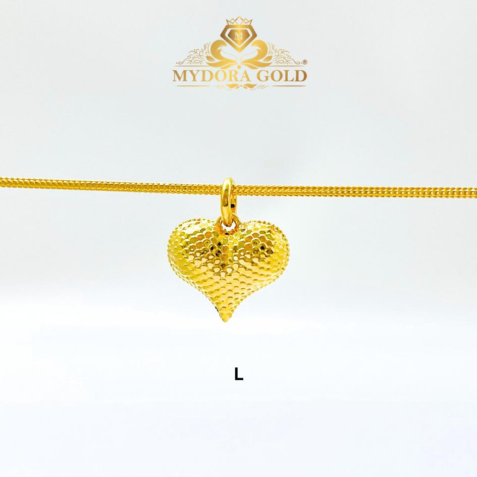 MYDORA Loket Sisik Love Gemuk Full Gold (5G) l EMAS 916/22K