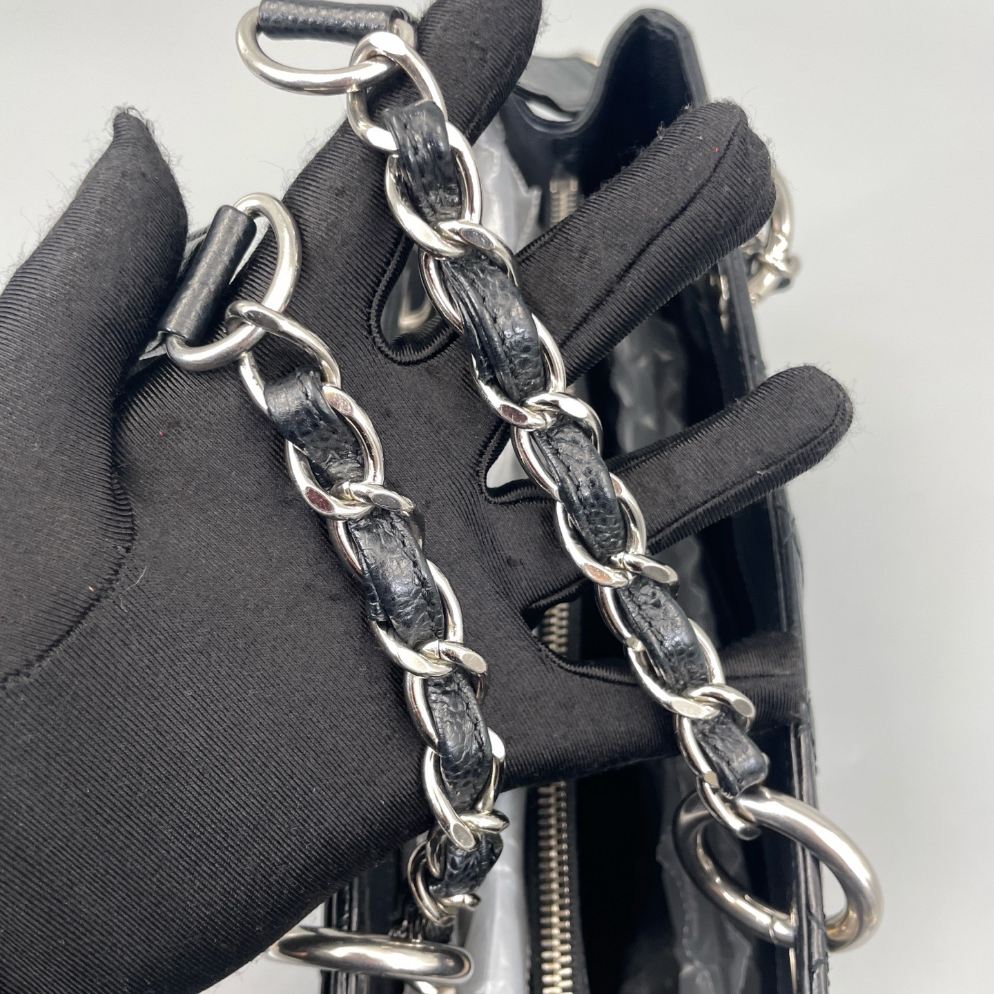 【預訂貨品】Chanel 黑金Gst荔枝紋牛tote bag