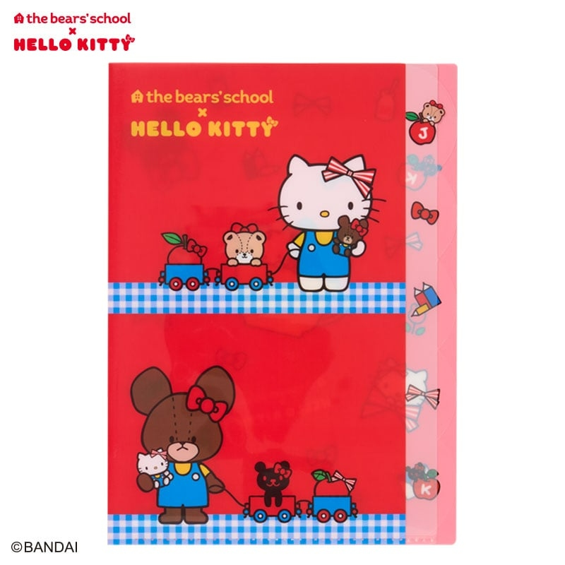 🌸 【預訂】A4 File (RD) - The Bears' School x Kitty