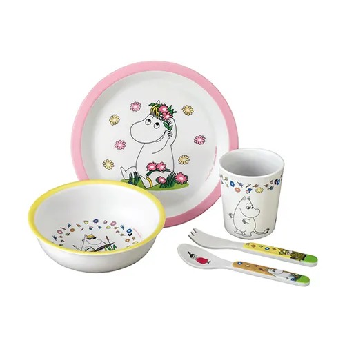 Petit Jour Moomin姆明美耐皿餐具5件套裝 - 03260064