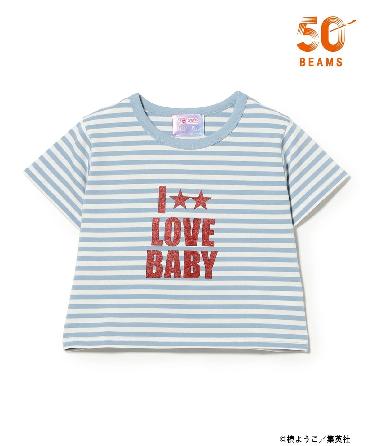 《Pre-Order》愛你寶貝 Bear Tee｜Ribbonりぼん 70周年 × BEAMS MANGART × Ray BEAMS (26177-P）