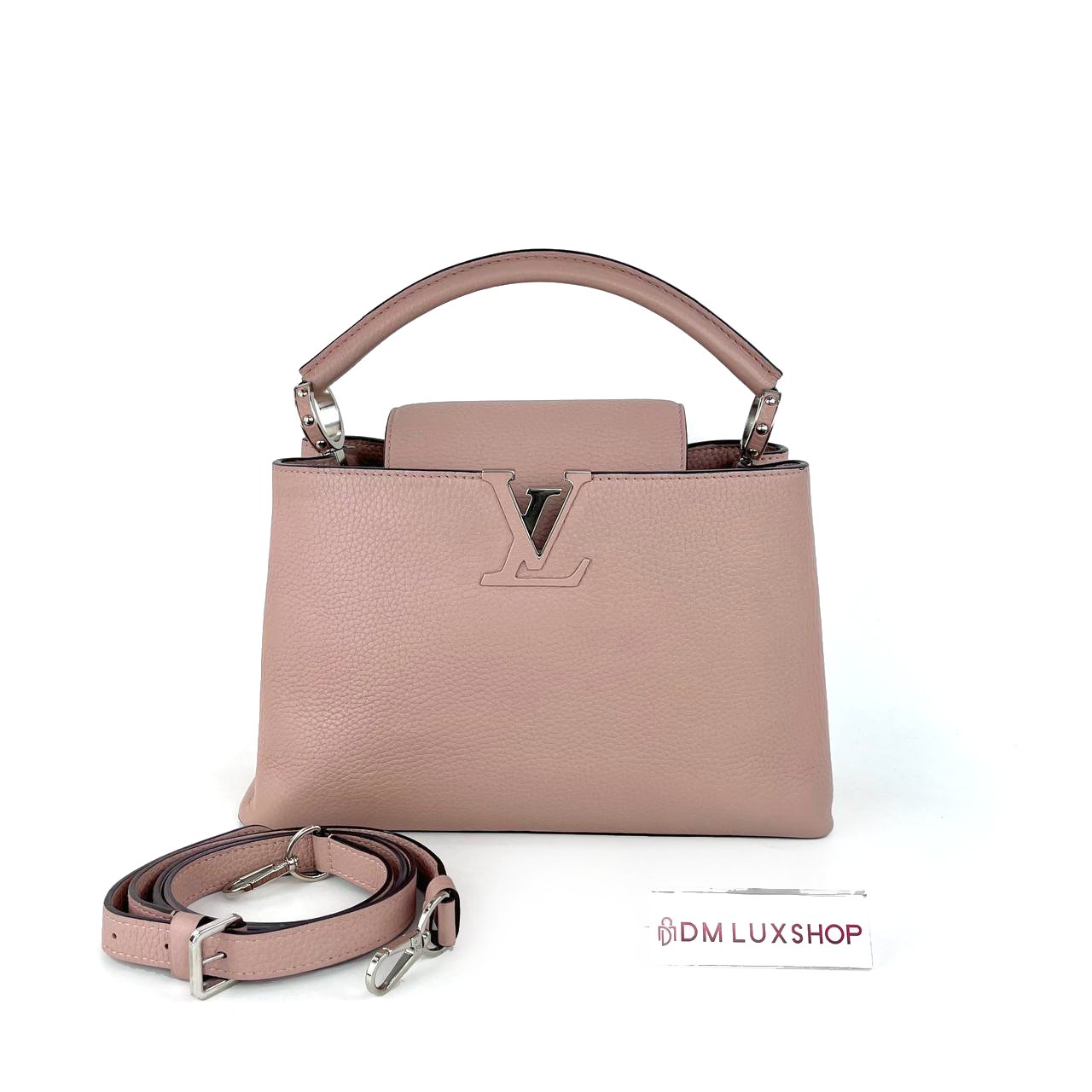 LV Capucines MM Pink
