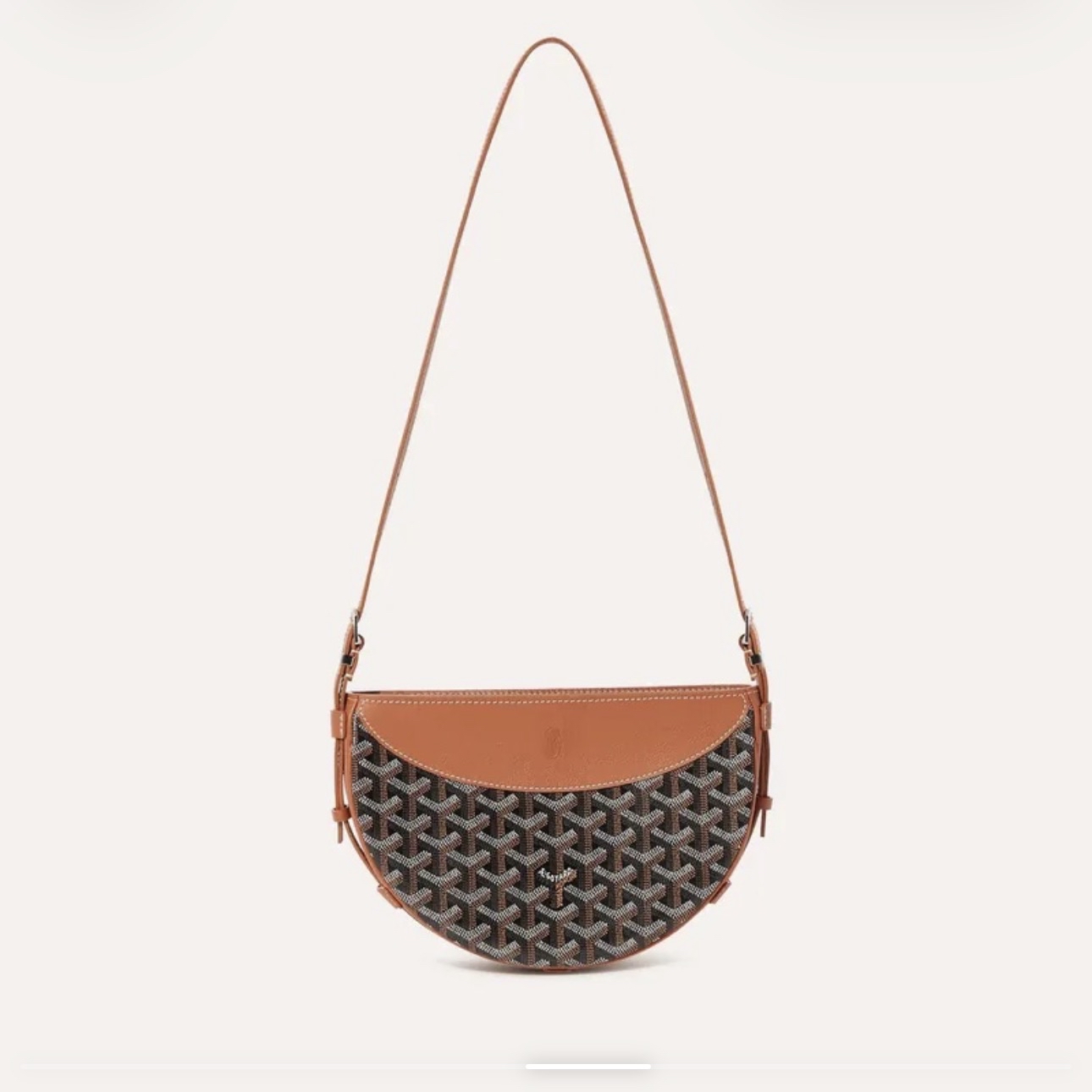 Goyard 黑啡色半月包