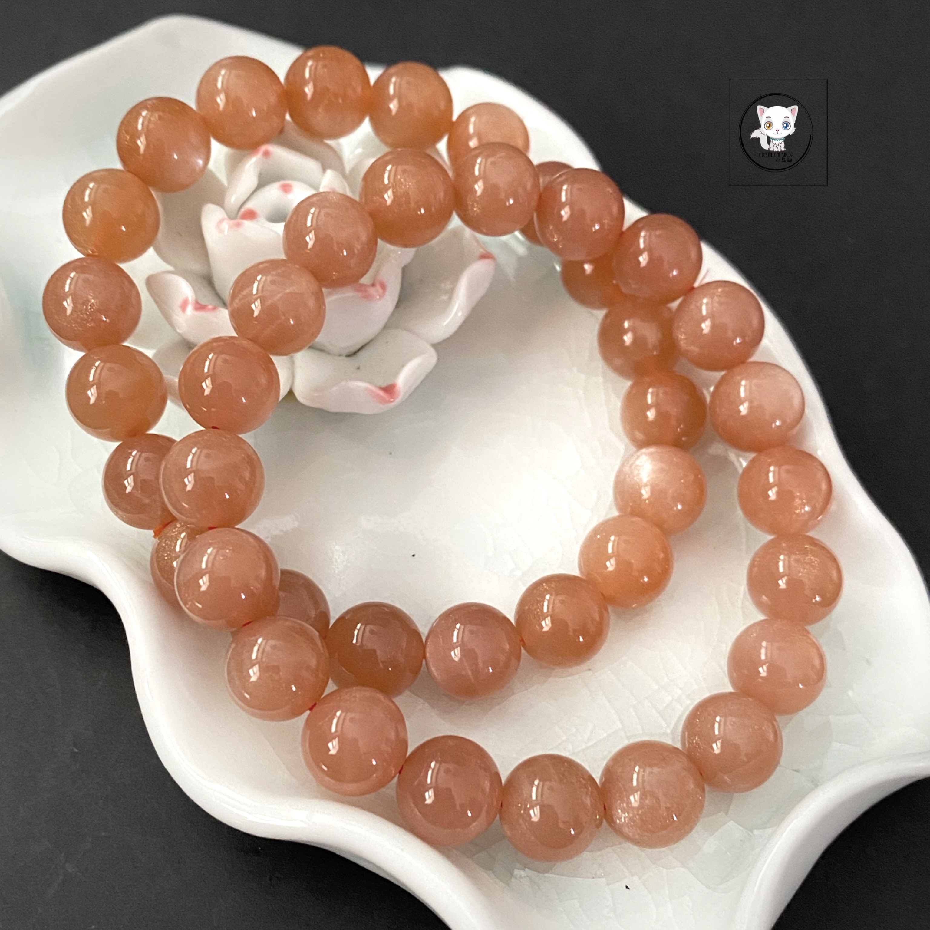 天然太陽石手鏈 9.5mm