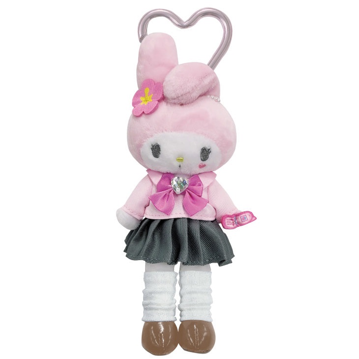 現貨｜Sanrio My Melody 長腿 日版 毛公仔 吊飾 掛件 連心形扣 (MK5501)