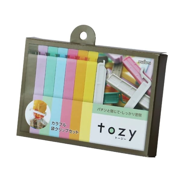 【現貨】🔥🔥【日本製《TOZY》馬卡龍色系耐熱密封夾】8個裝