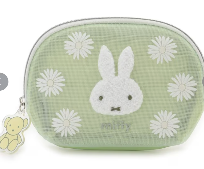 🐰Pre Order  - 💚💜 Miffy 開心果及薰衣草 2 隻色系列 💚💜 " 圓形 zipper 網袋仔 ( 📦 大約4月底 ～5月底到貨, 若遇到缺貨或其它因素貨期會延遲 ）