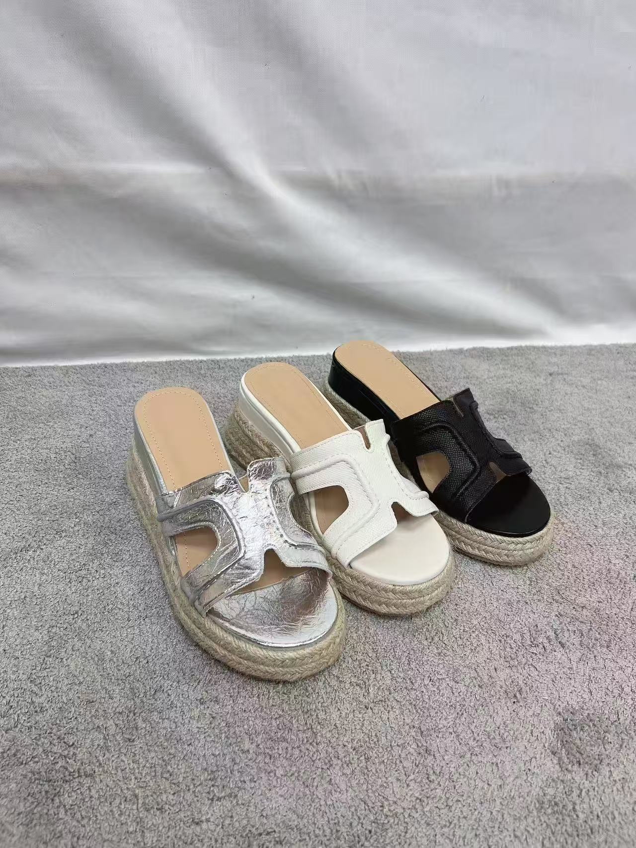 TA59 高级感真皮H厚底鞋