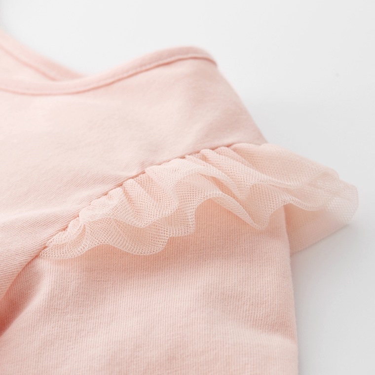 🌸預訂 台灣直送🌸迪士尼公主系列三色網紗印花純棉長袖T恤