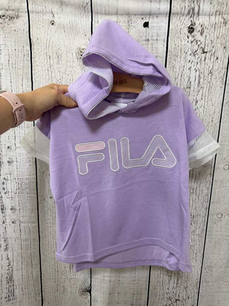 <門市現貨清貨 🈹>Fila網袖有帽短袖衫(8852)