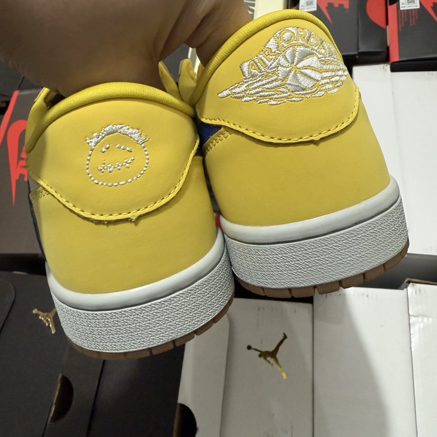 Travis Scott x Air Jordan 1 Retro Low OG "Canary" DZ4137-700
