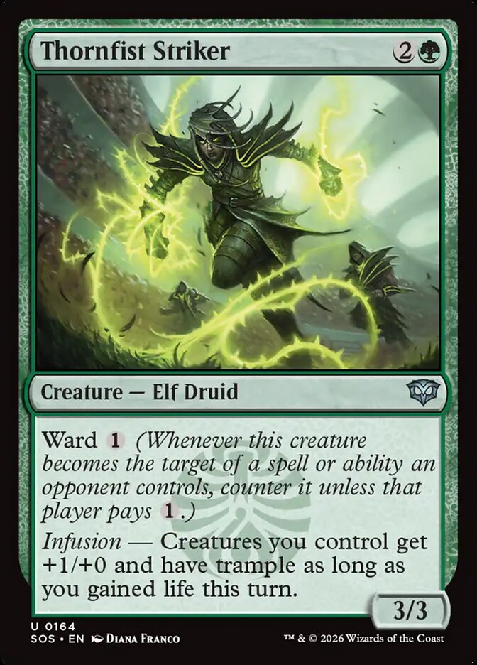 [EN] [Foil] Thornfist Striker [SOS-164] U