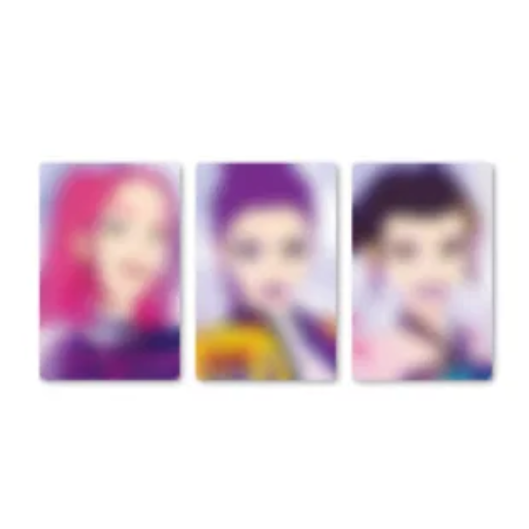 K-POP DEMON HUNTERS - LENTICULAR PHOTOCARD SET - HUNTR/X