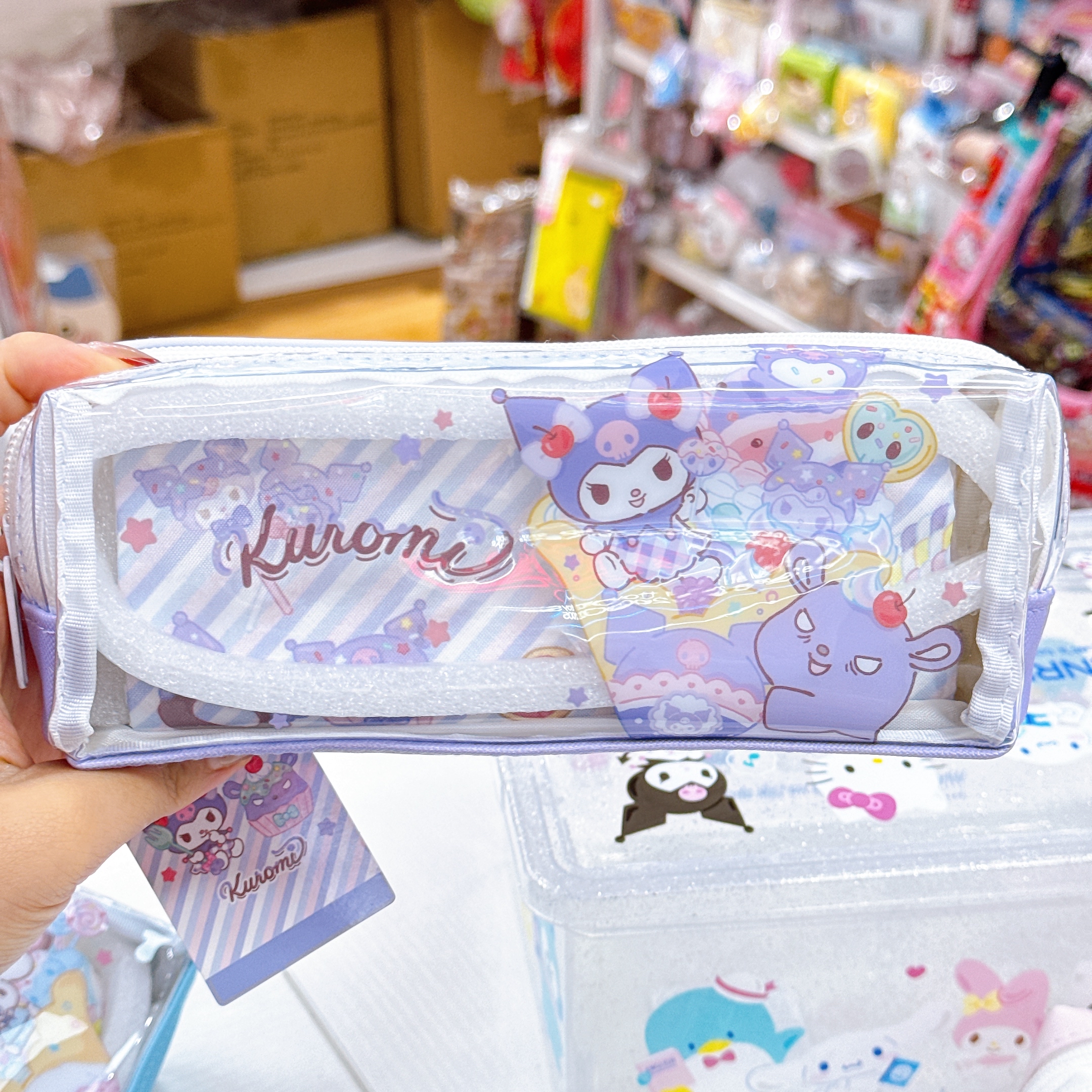 日本直送日本版sanrio雙層大容量筆袋