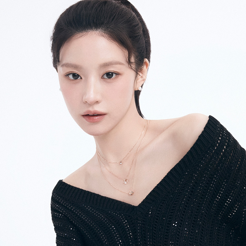 DIDIER DUBOT Miss Doux 玫瑰金頸鏈 (JDRNRXF204C)