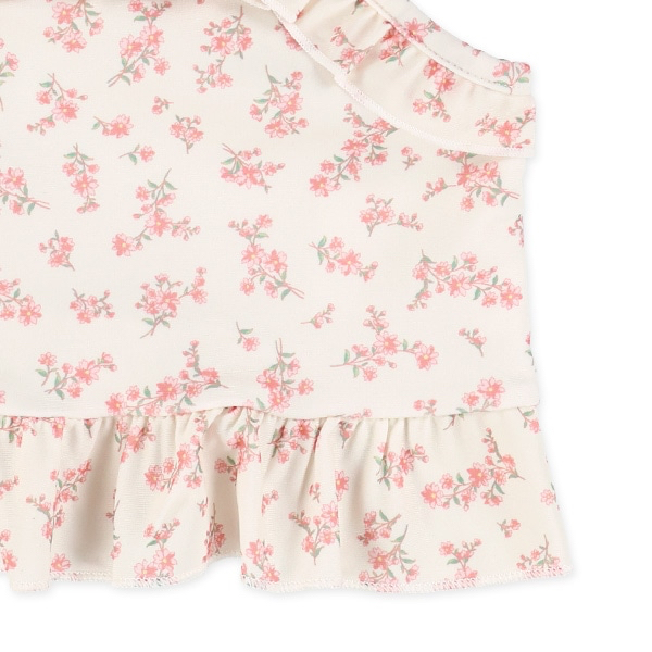 🇯🇵預訂 日本直送🇯🇵兩色吊帶碎花滿印分體泳衣