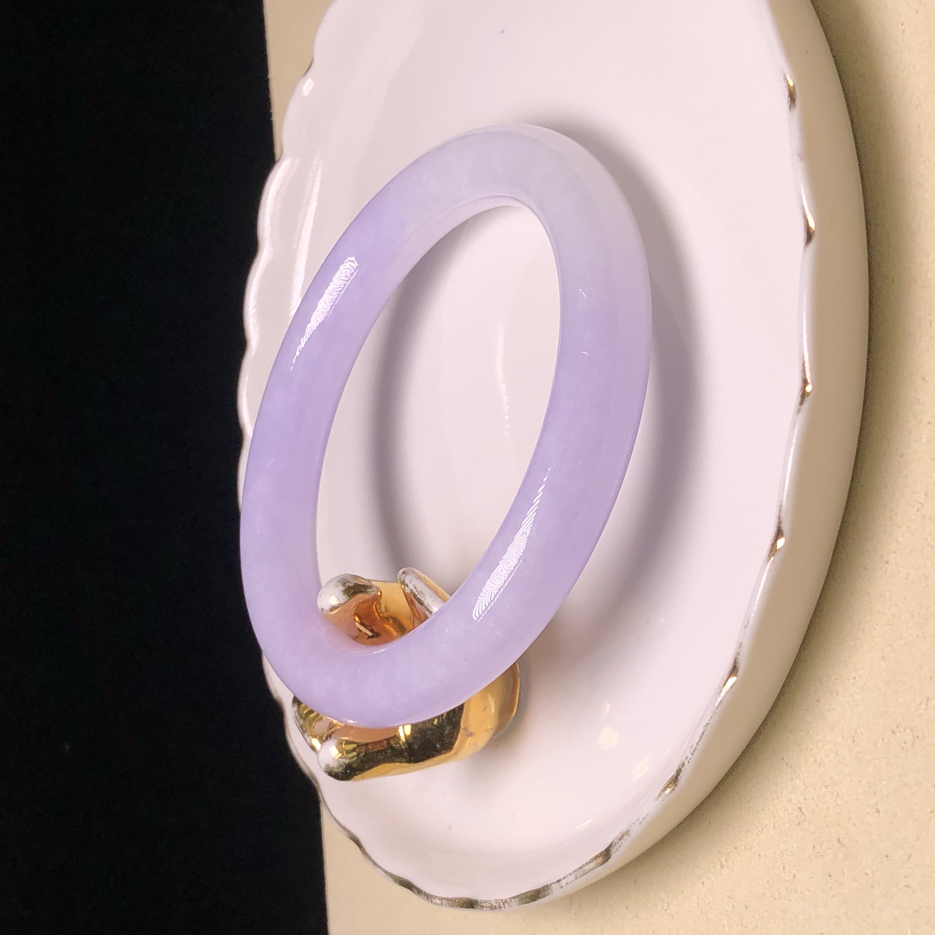 C06733木那藍紫圓鐲57.8mm