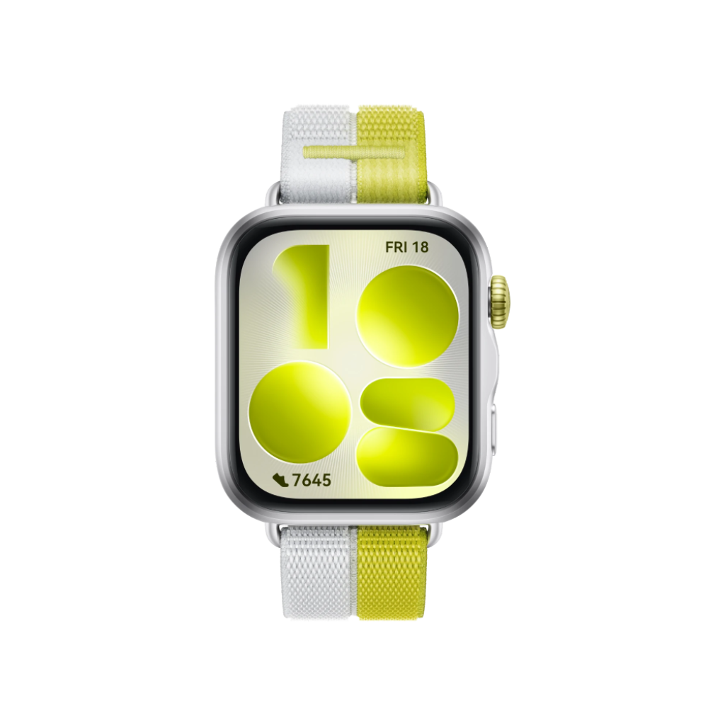 Huawei Watch Fit 5 NFC版 灰綠色編織錶帶 智能運動手錶 香港行貨