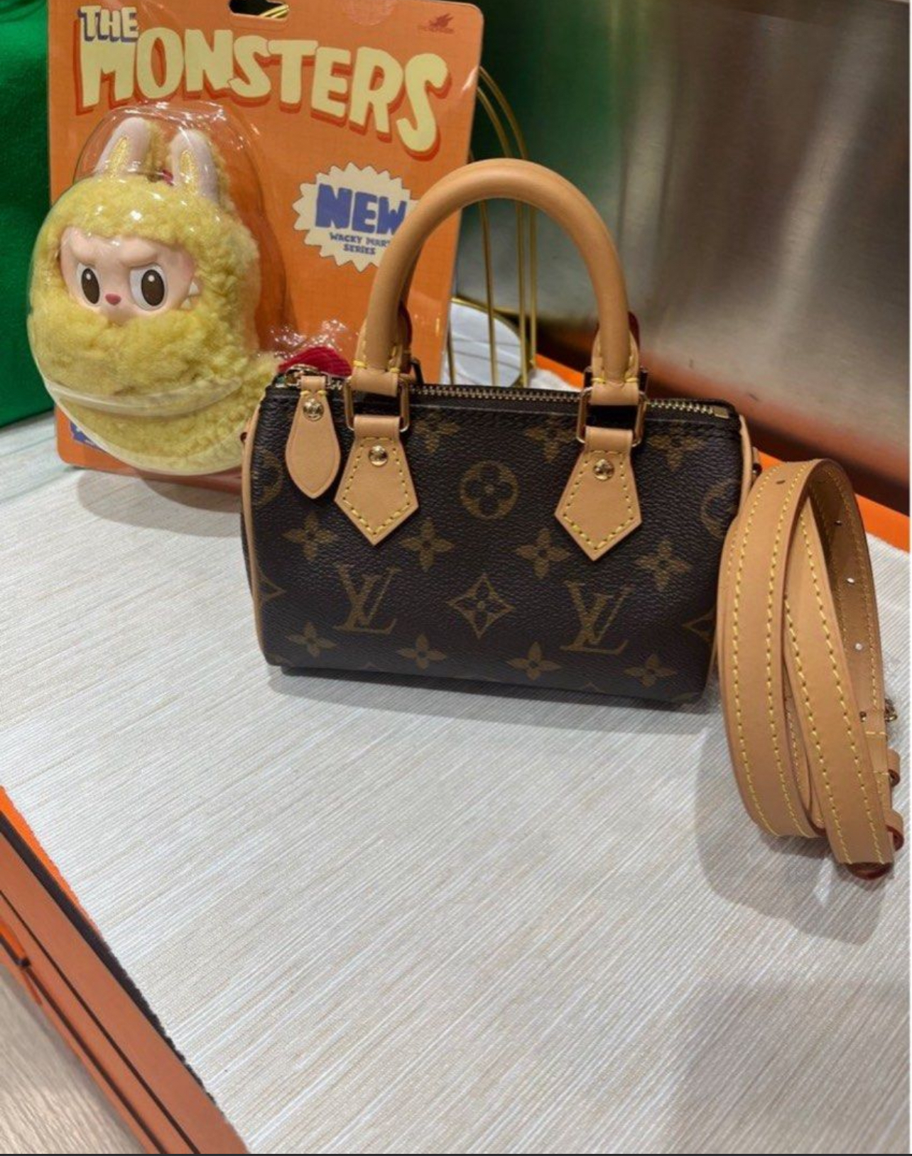 LV Nano Speedy 100%Authentic, 99%New ✅Dust bag ✅Box