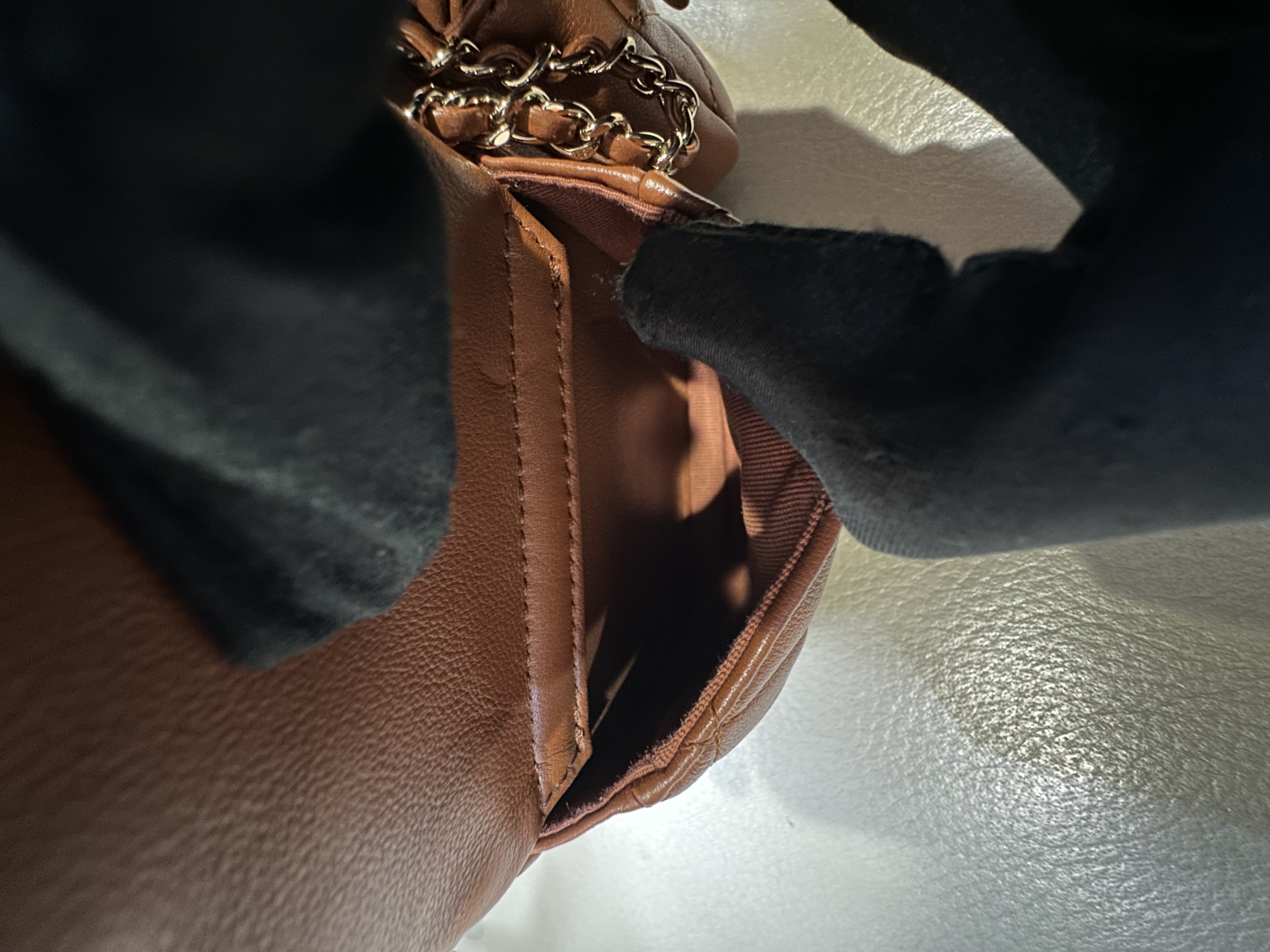 Pre-Owned Chanel Light Brown Quilted Grained Calfskin Duma Pockets Backpack / Product Code: 26040516