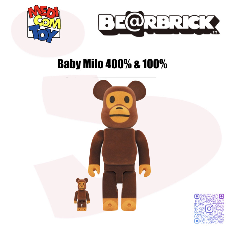 BE@RBRICK-Baby-Milo-400-&-100 | Brick Flipper