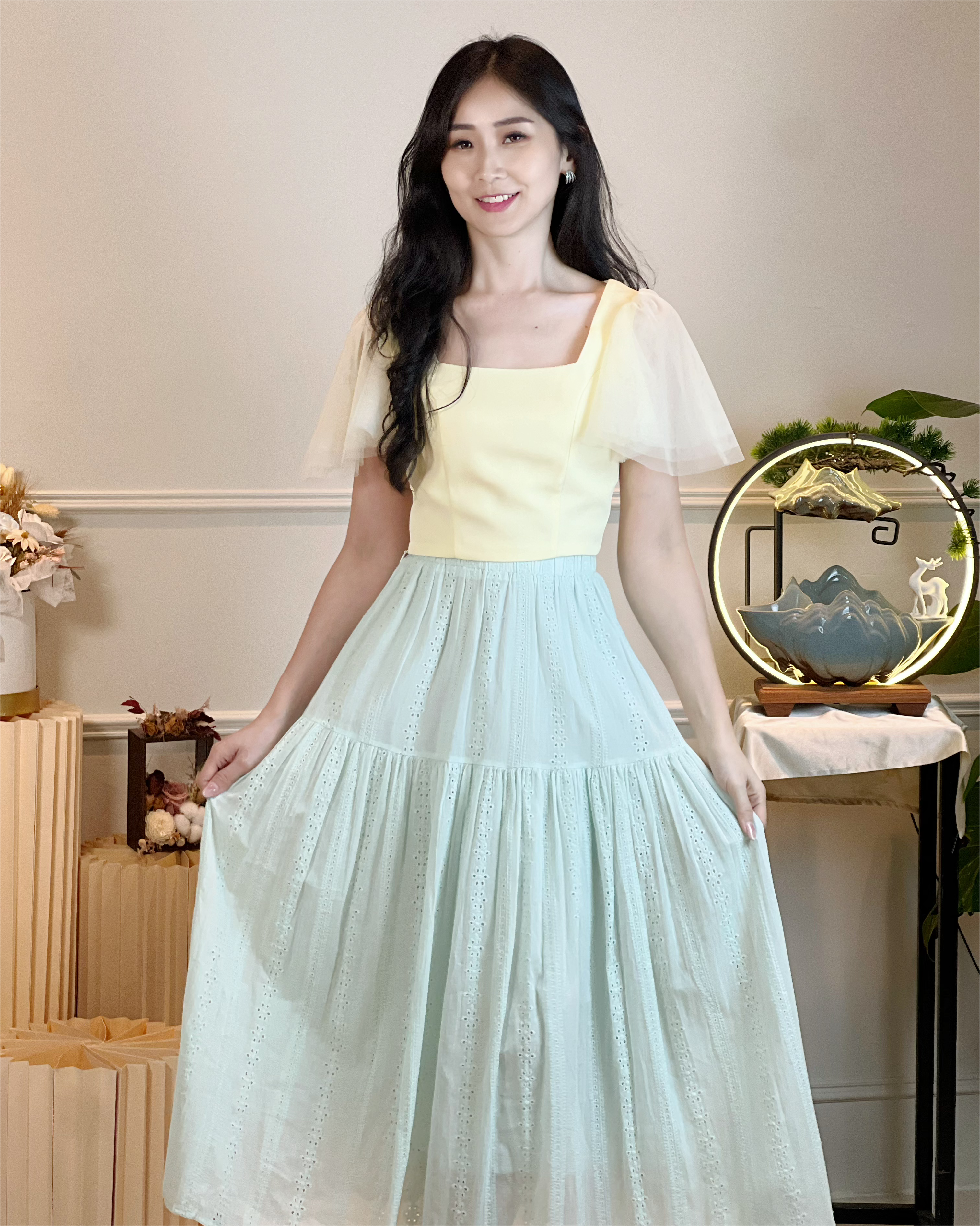 5099 Quinn Flexible A Line Skirt 