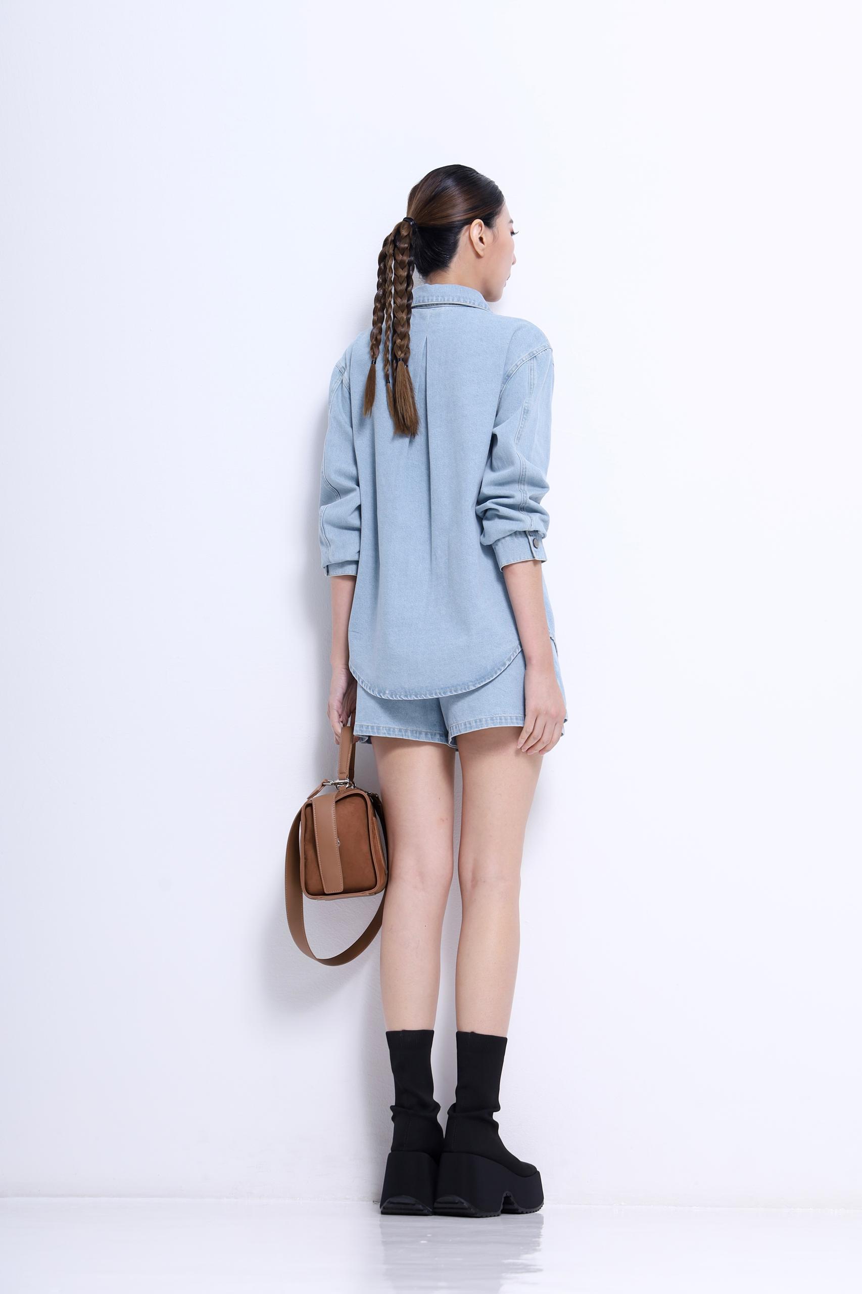 独家套装牛仔裤裙 1622