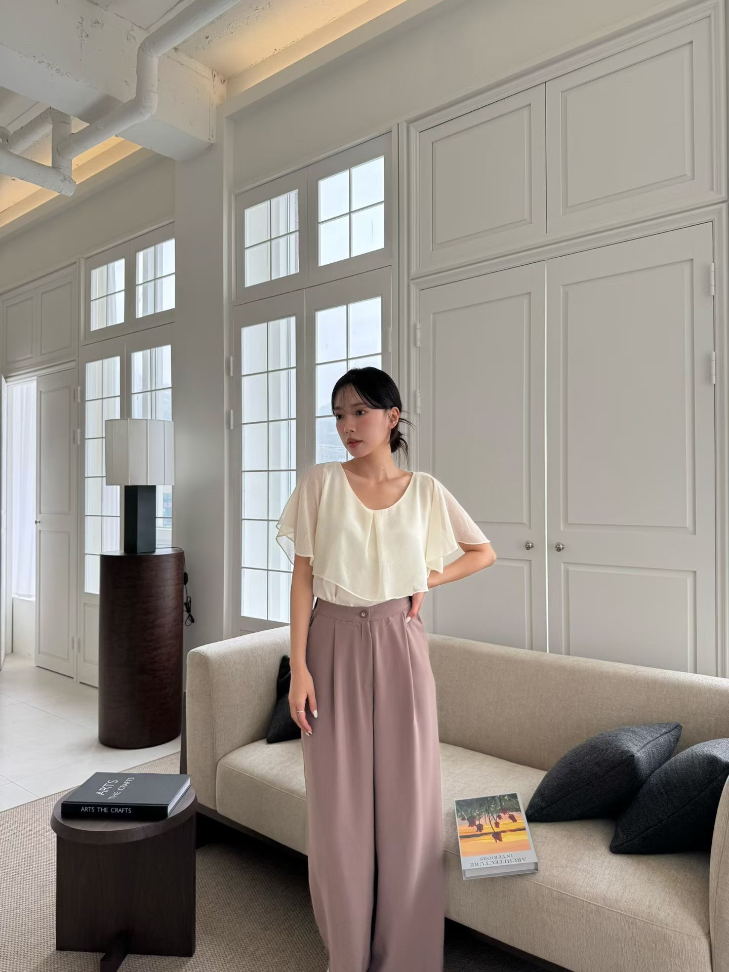 M16 Ruffle 紗雪紡Top 