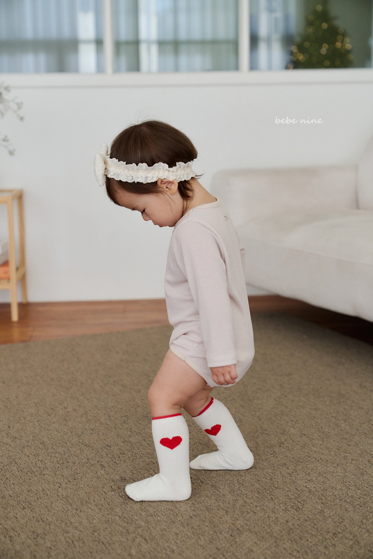 Bebenine Nine Heart Knee Socks Set