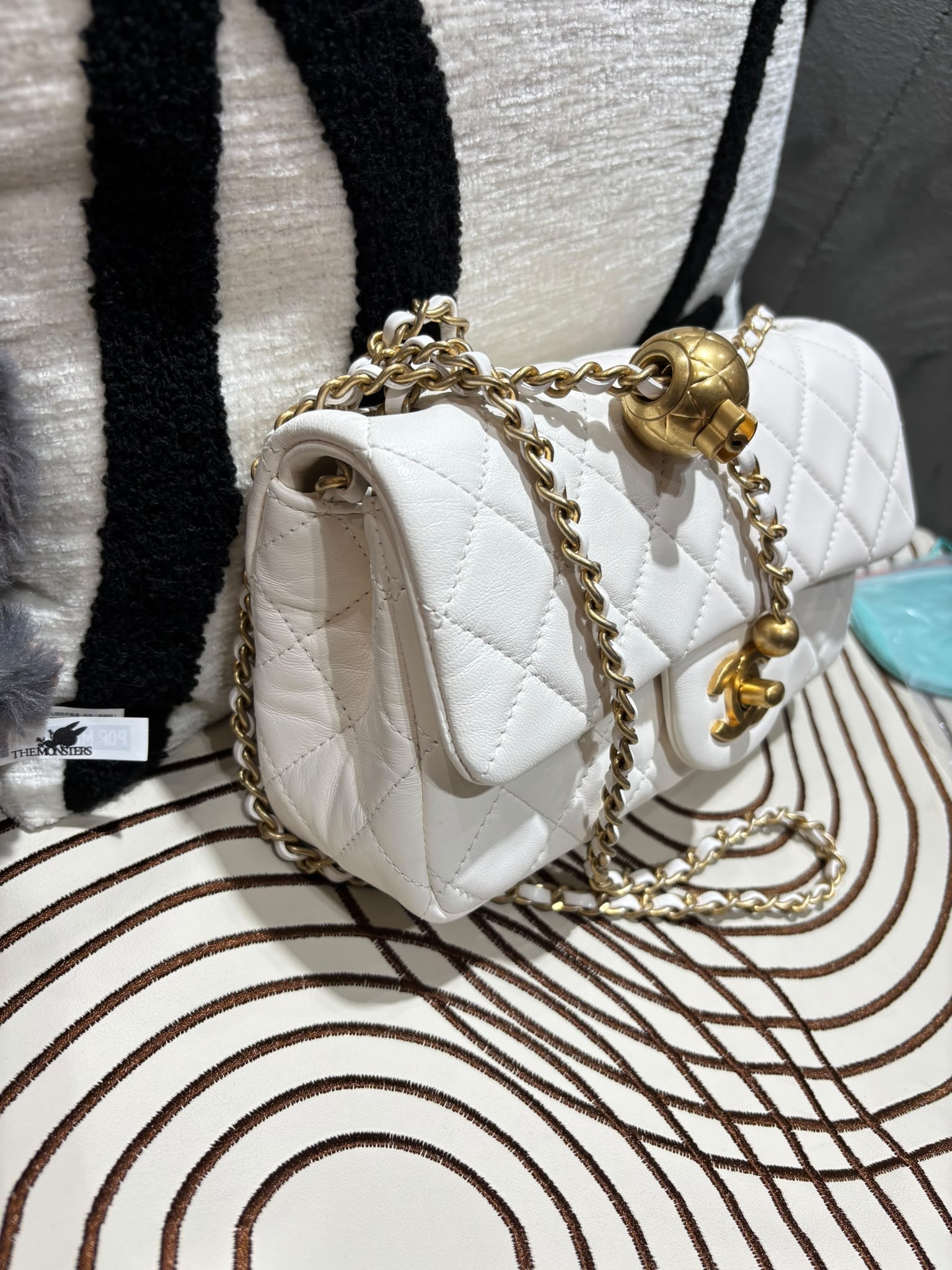Chanel CF20 Mini Classic Flap Chain Shoulder Bag 調節金球 AS1787 100%Authentic, 98%New ✅晶片✅Dust bag✅Box