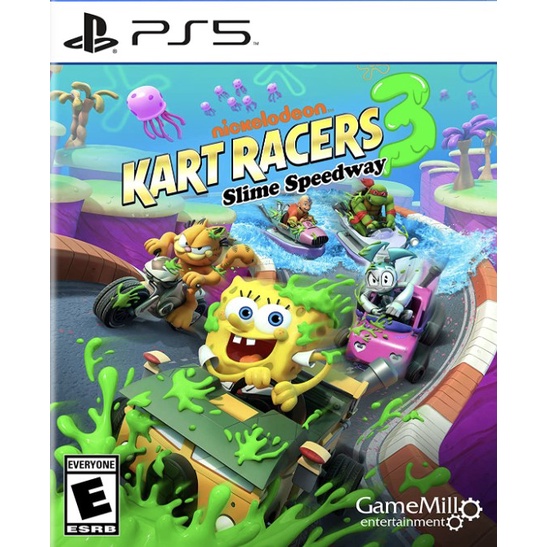 (🔥NEW RELEASE🔥) Nickelodeon Kart Racers 3: Slime Speedway Full Game (PS4 & PS5) Digital Download