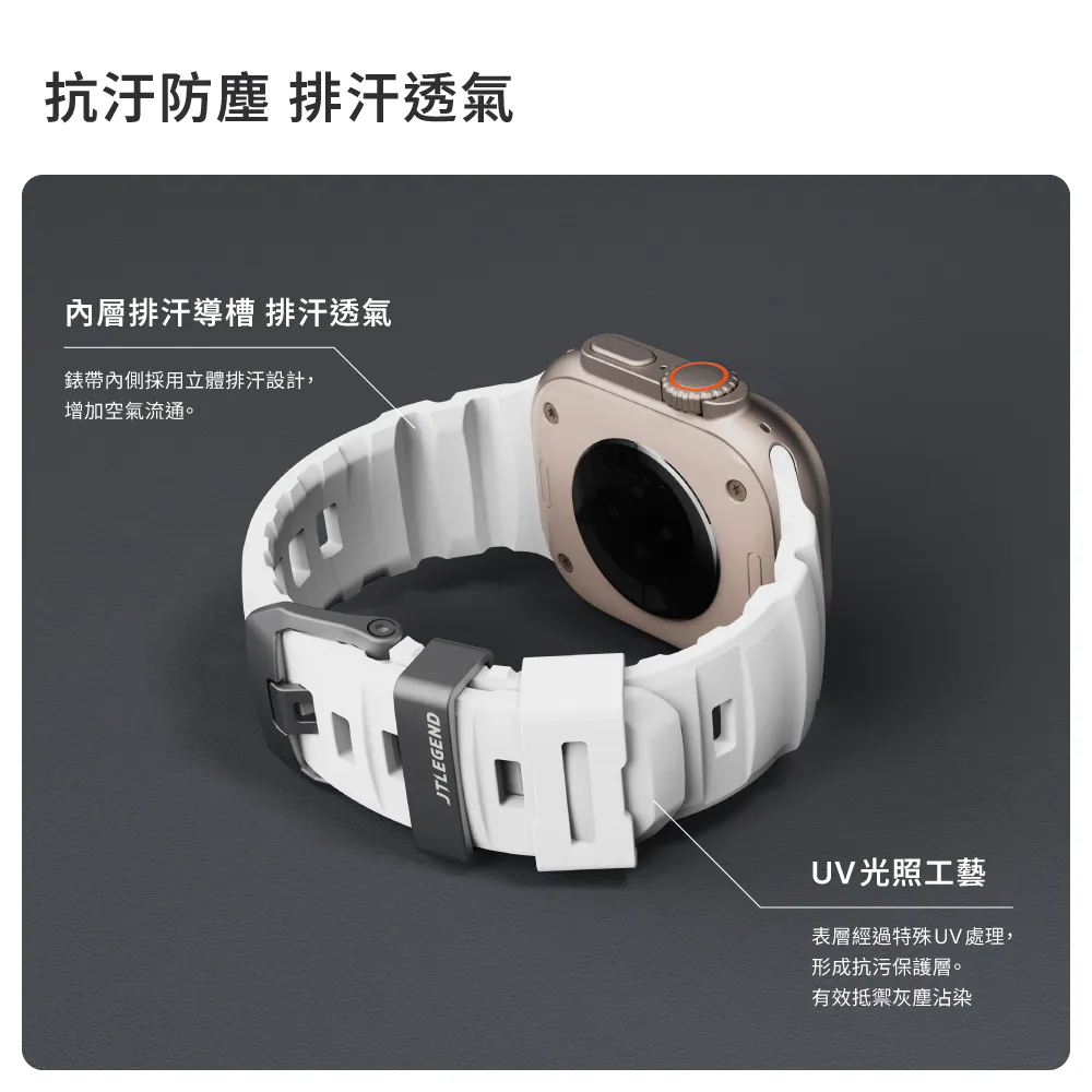 JTlegend Apple Watch Series 42/44/45/46/49mm Terra 荒野極境錶帶