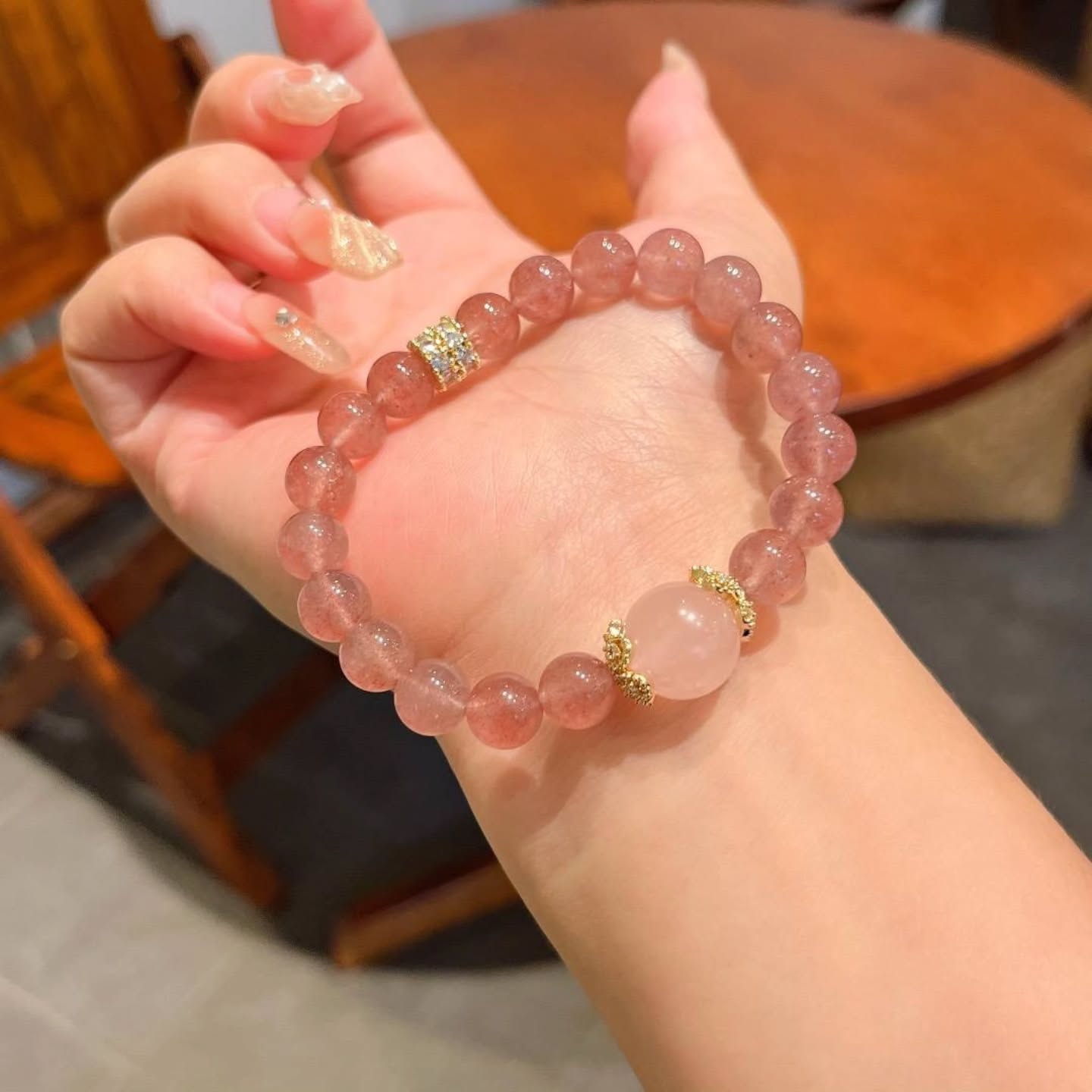 🪵“莓”烦恼女孩👧水晶手串 🇨🇳