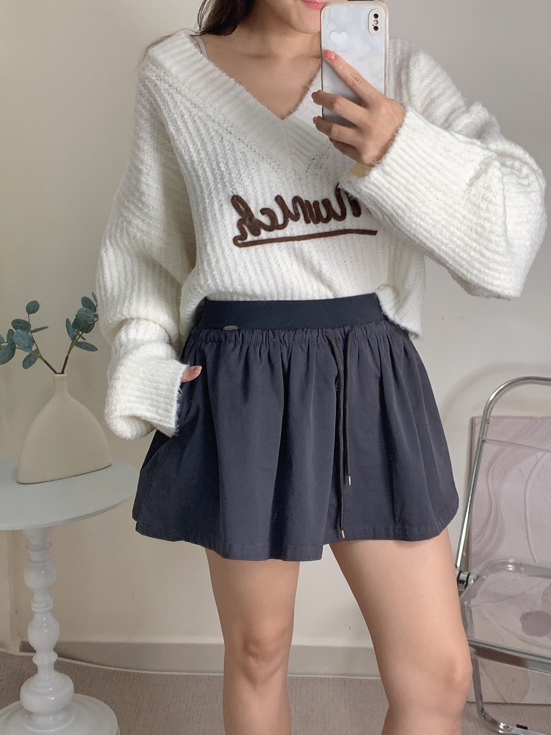 小鐵牌短裙（兩色）