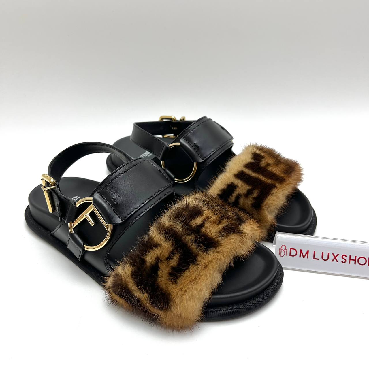 Fendi Mink Fur Sandals