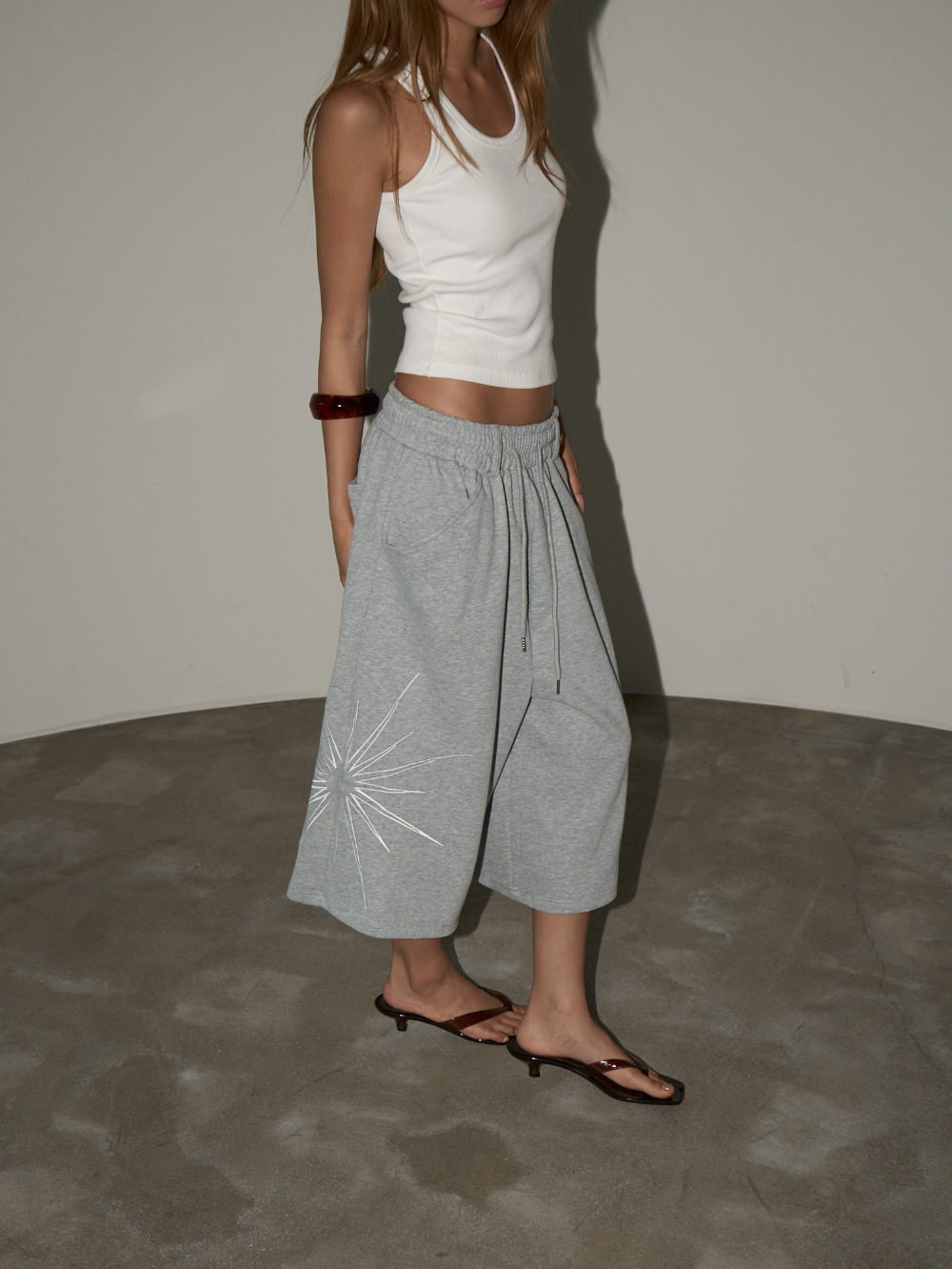Graphic Star Bermuda Shorts