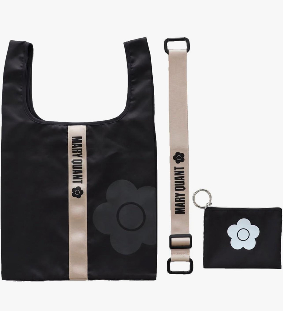 MARY QUANT 可折疊3Way環保袋