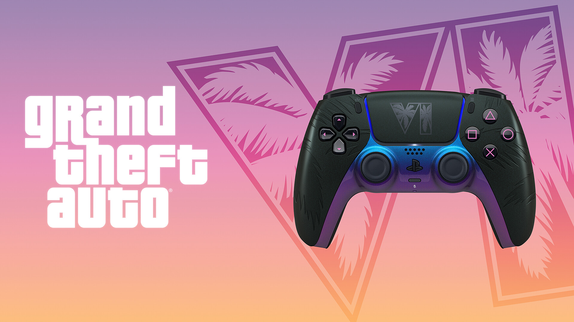 [預訂][行版]DualSense無線控制器－《Grand Theft Auto VI》黑色限量版