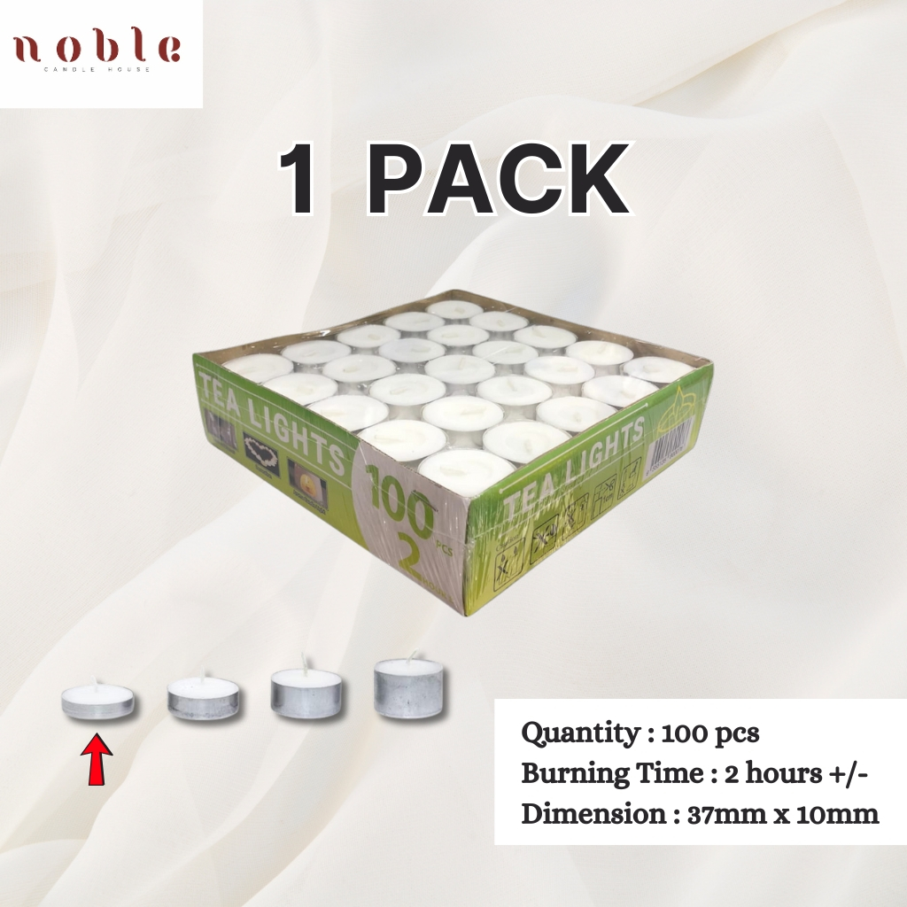 Piala Emas- Tealight Candle 100pcs/Tealight/Tea Light/Lilin 2Hrs/4Hrs/6Hrs/8Hrs