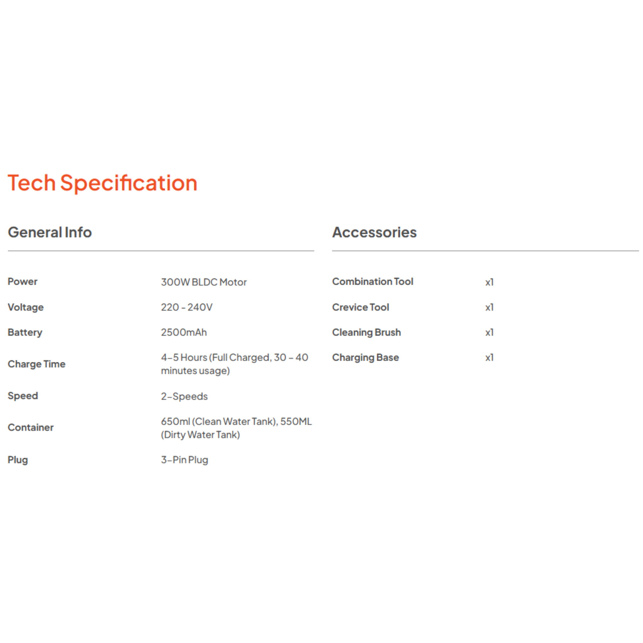 Russell Taylors Cordless Stick Vacuum (V10)