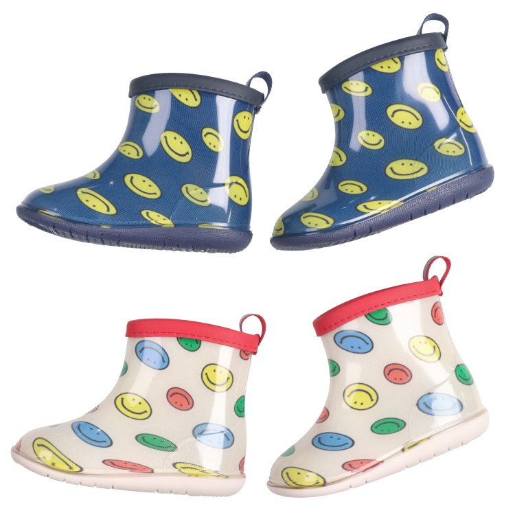 🆕【⭐訂購⭐】🇯🇵日本直送 🌀Daddy Oh Daddy Smiley 兒童雨靴［2款選］🌀[ELCA-0177][260419]