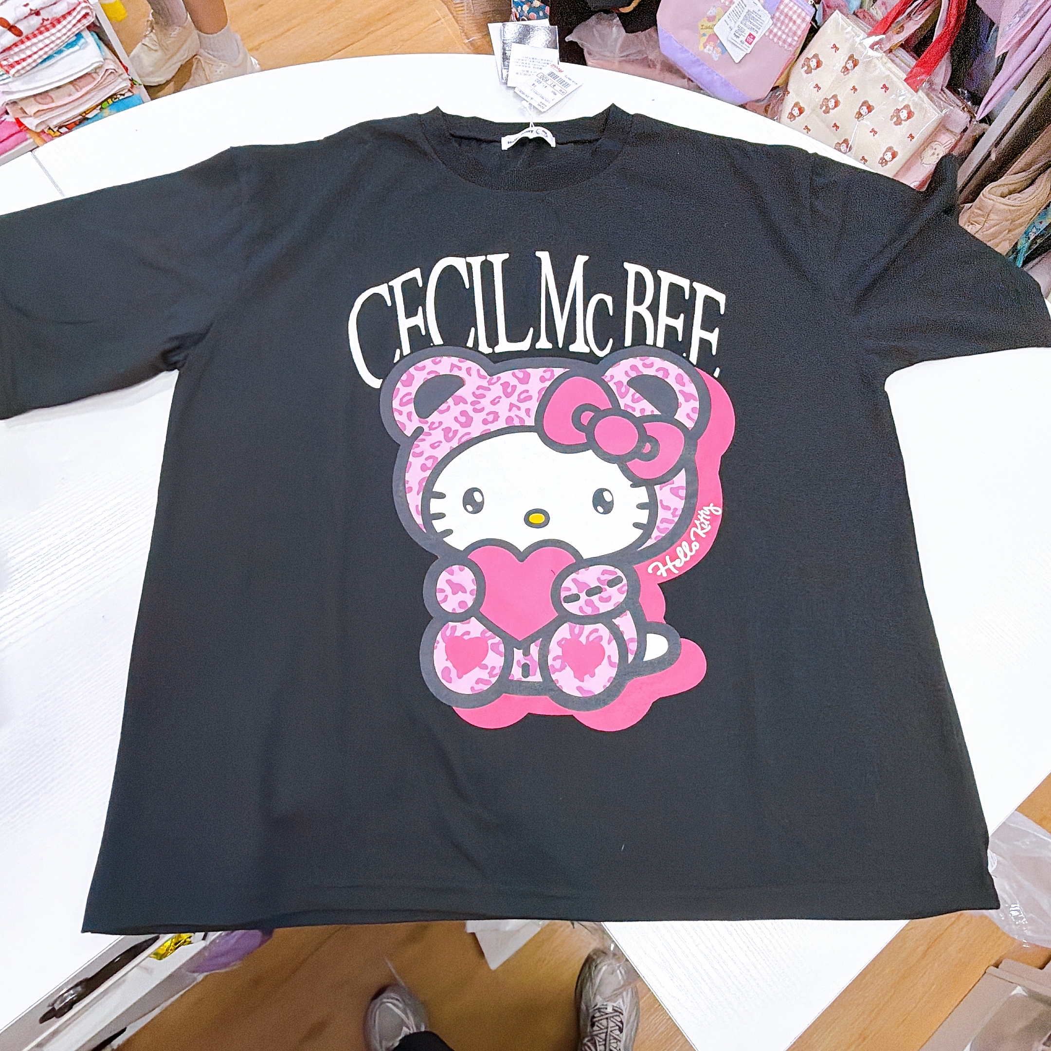 日本直送日本版Hello Kitty新款豹紋T恤本店獨家發售