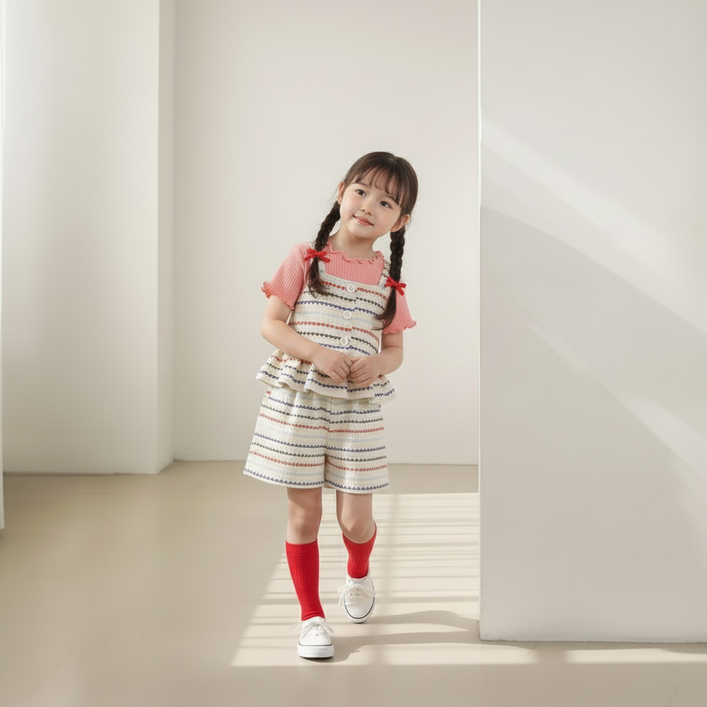 Ruffle Cardigan / Ruffle Vest / Ruffle Pants
