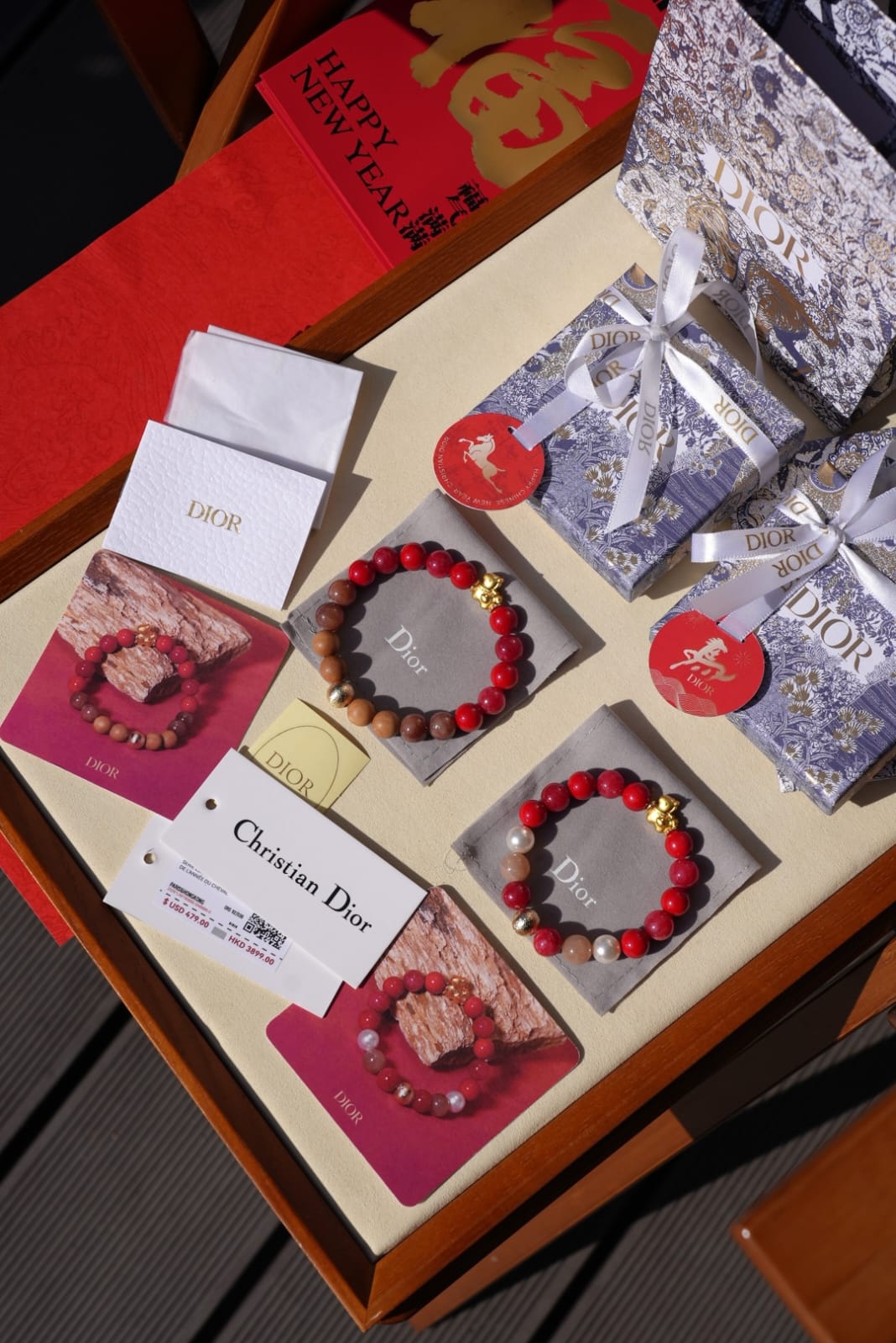 DIOR 傾獻甲辰馬年逸駿系列限定情侶手串