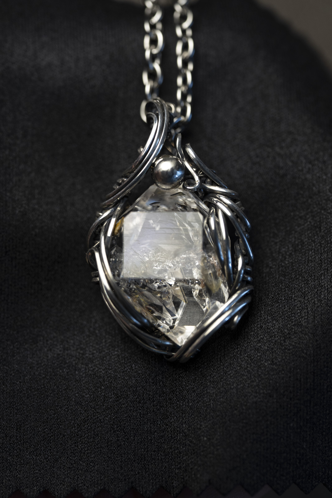 WAS 閃靈鑽頸鏈 - Herkimer Diamond Pendant