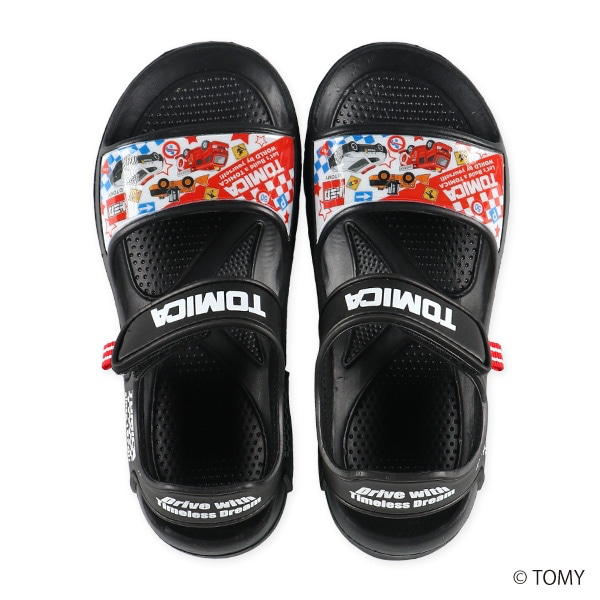 🇯🇵預訂 日本直送🇯🇵Tomica車車圖案黑色涼鞋