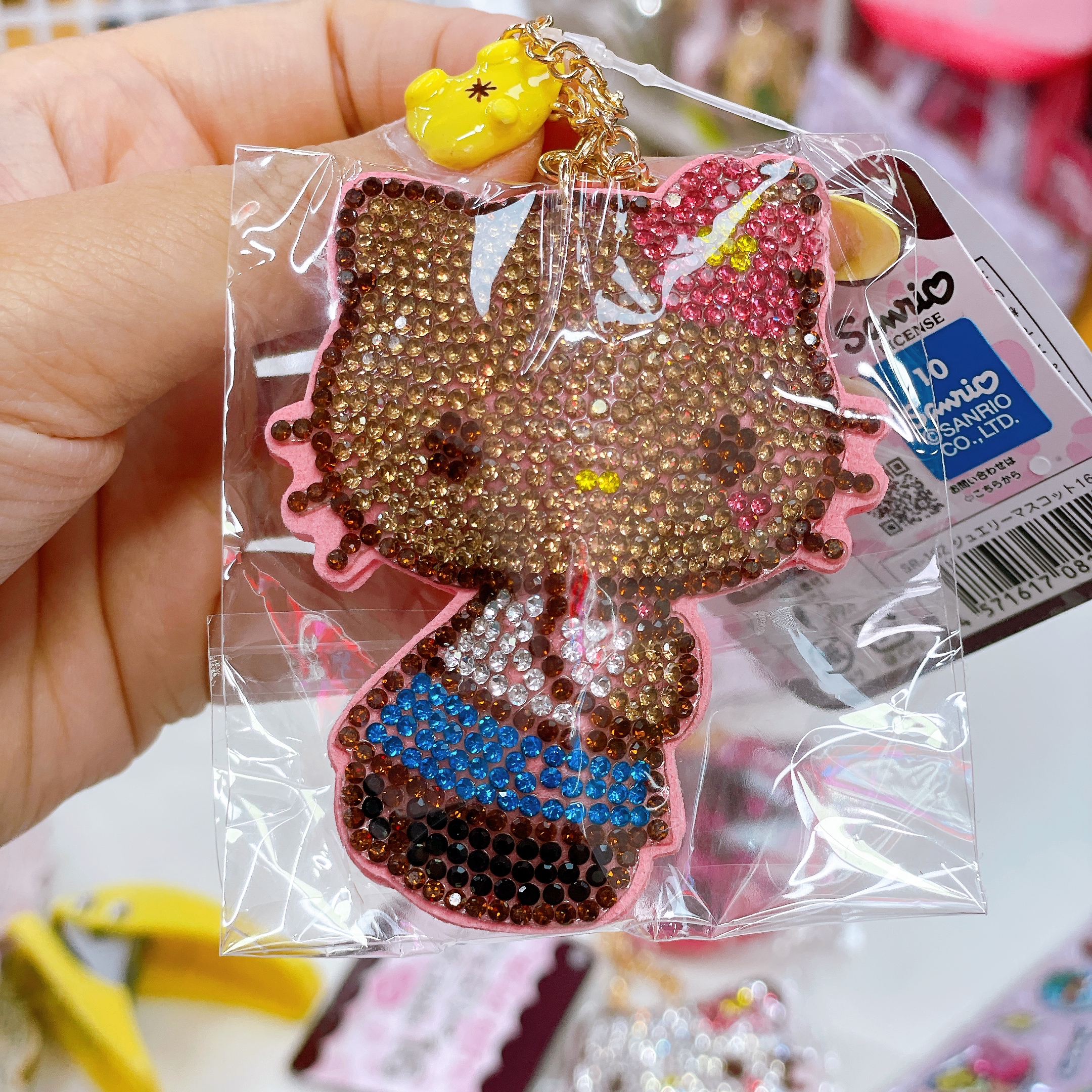 日本直送Hello Kitty閃石鎖匙扣掛飾